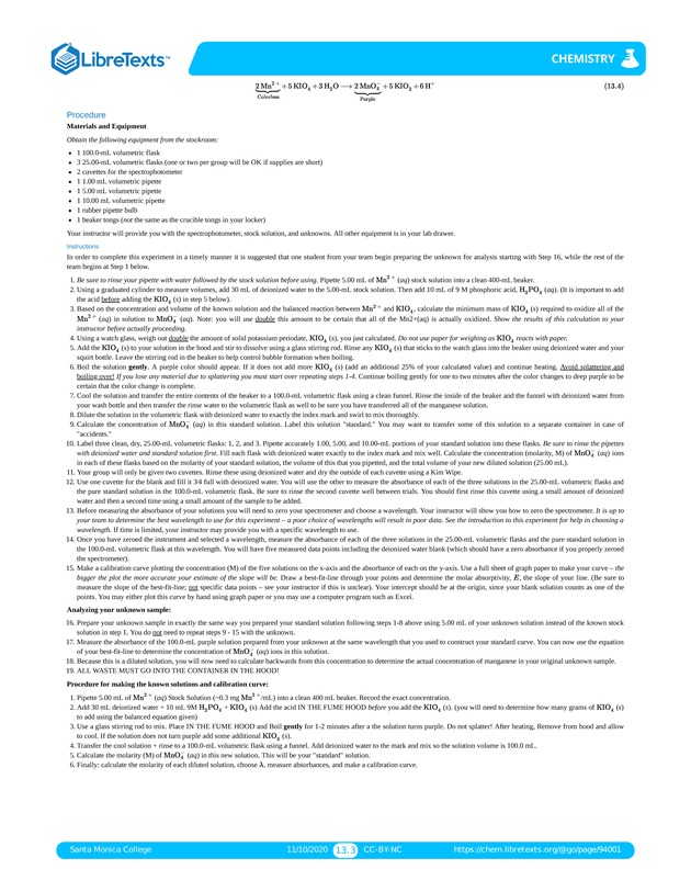 Online Chemistry Lab Manual - Page 158